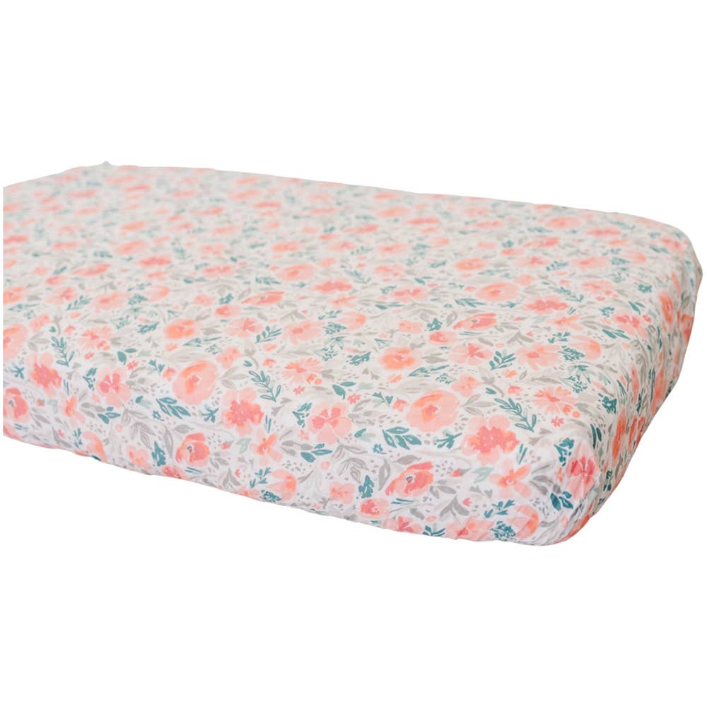 Floret Crib Sheet and Blanket Set