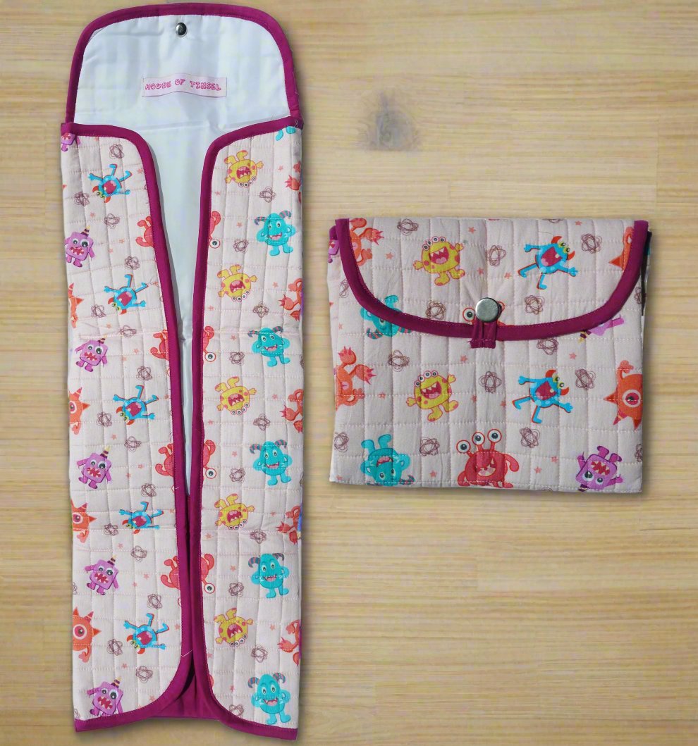 Diaper Changing Pad - Monster