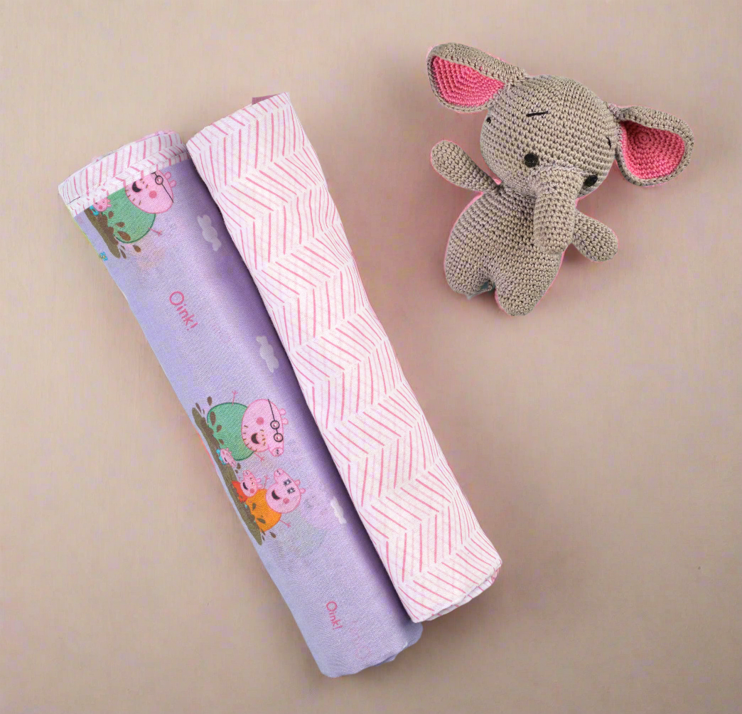 Peppa Pig Oink Pink Baby Swaddle