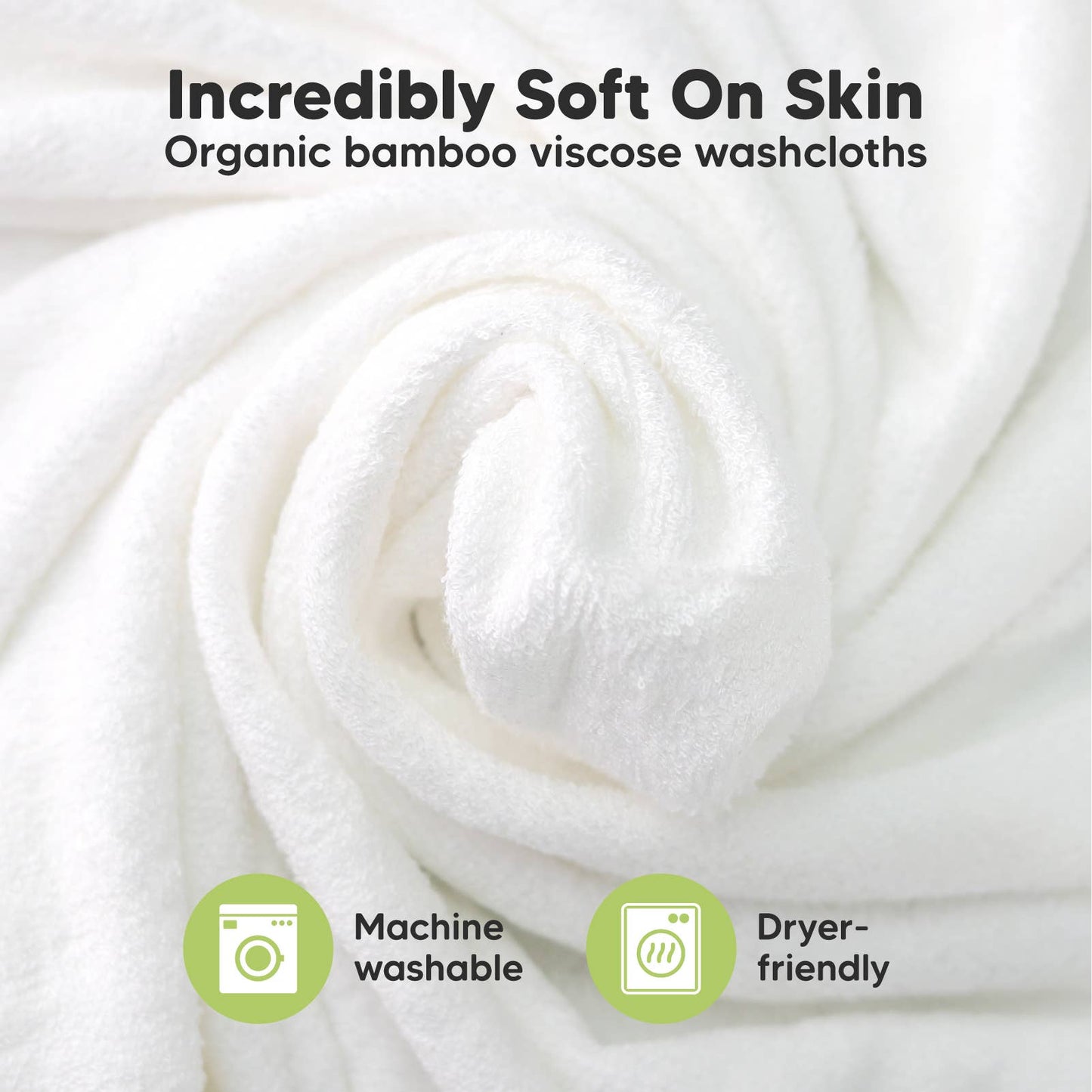 KeaBabies Organic Cotton Washcloths