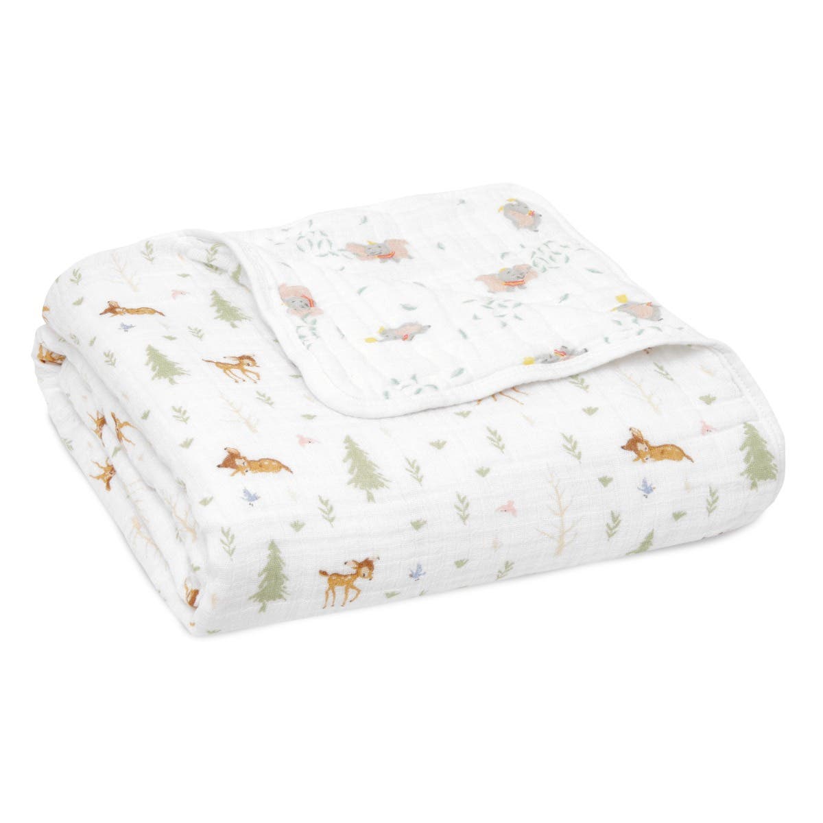 Aden and Anais Disney + Friends Bambi Forest Cotton Muslin Baby Blanket