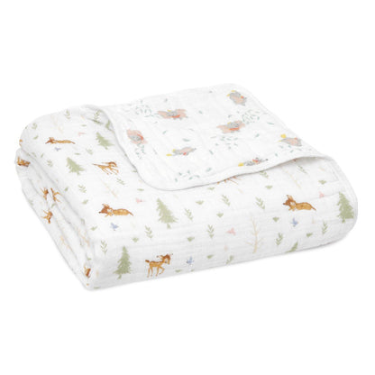 Aden and Anais Disney + Friends Bambi Forest Cotton Muslin Baby Blanket