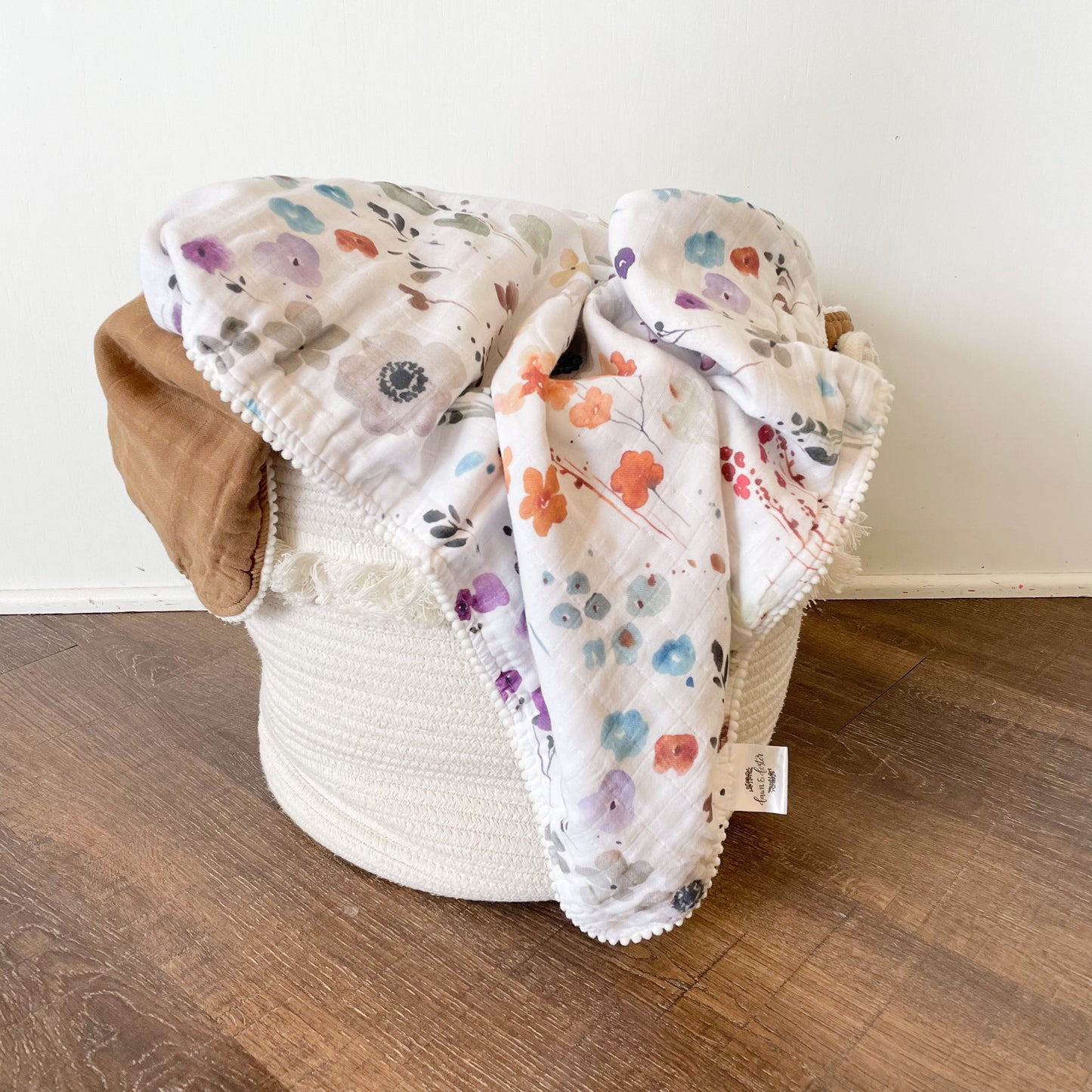 Organic Muslin Soft Blanket - Violet