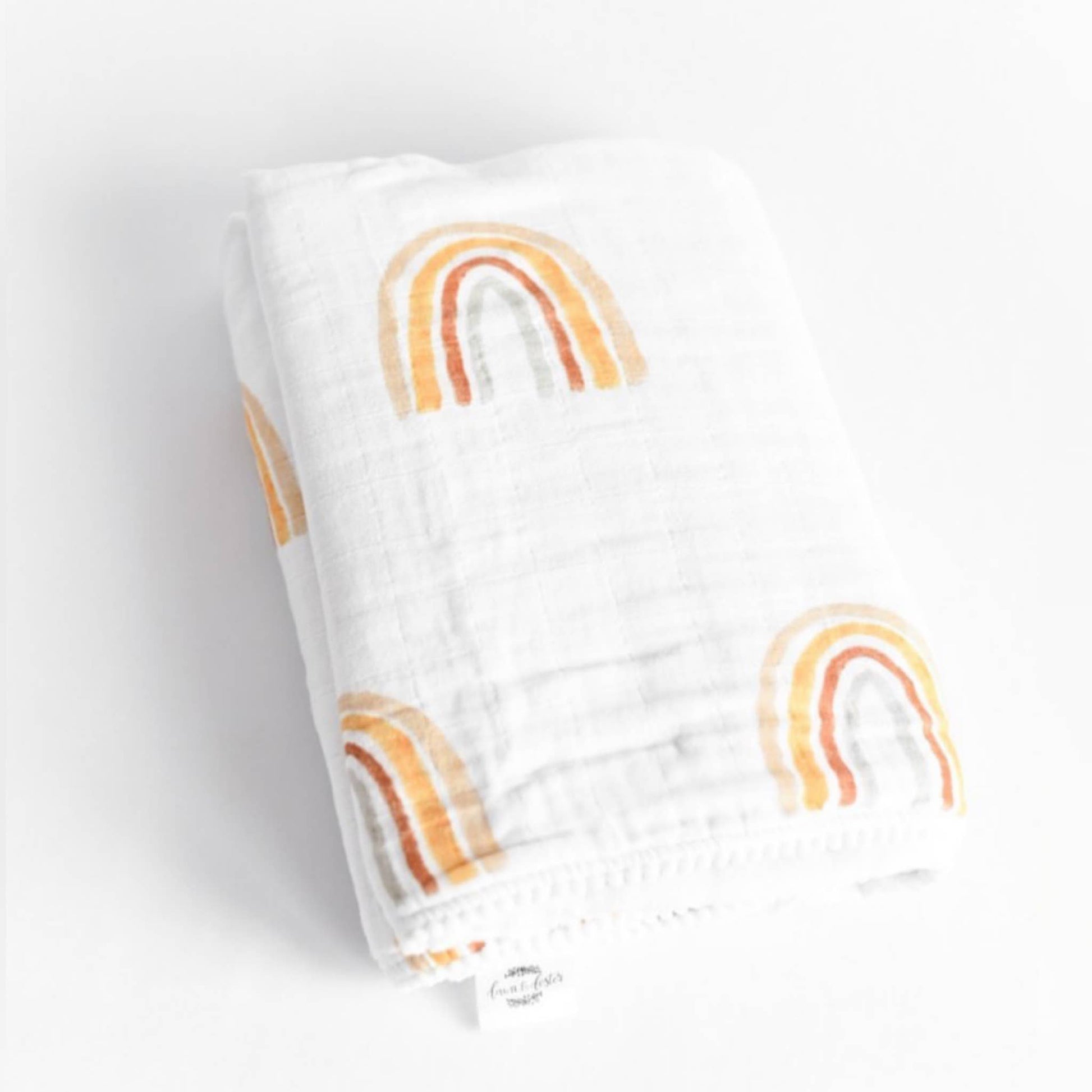 Organic Muslin Soft Blanket - Rainbow