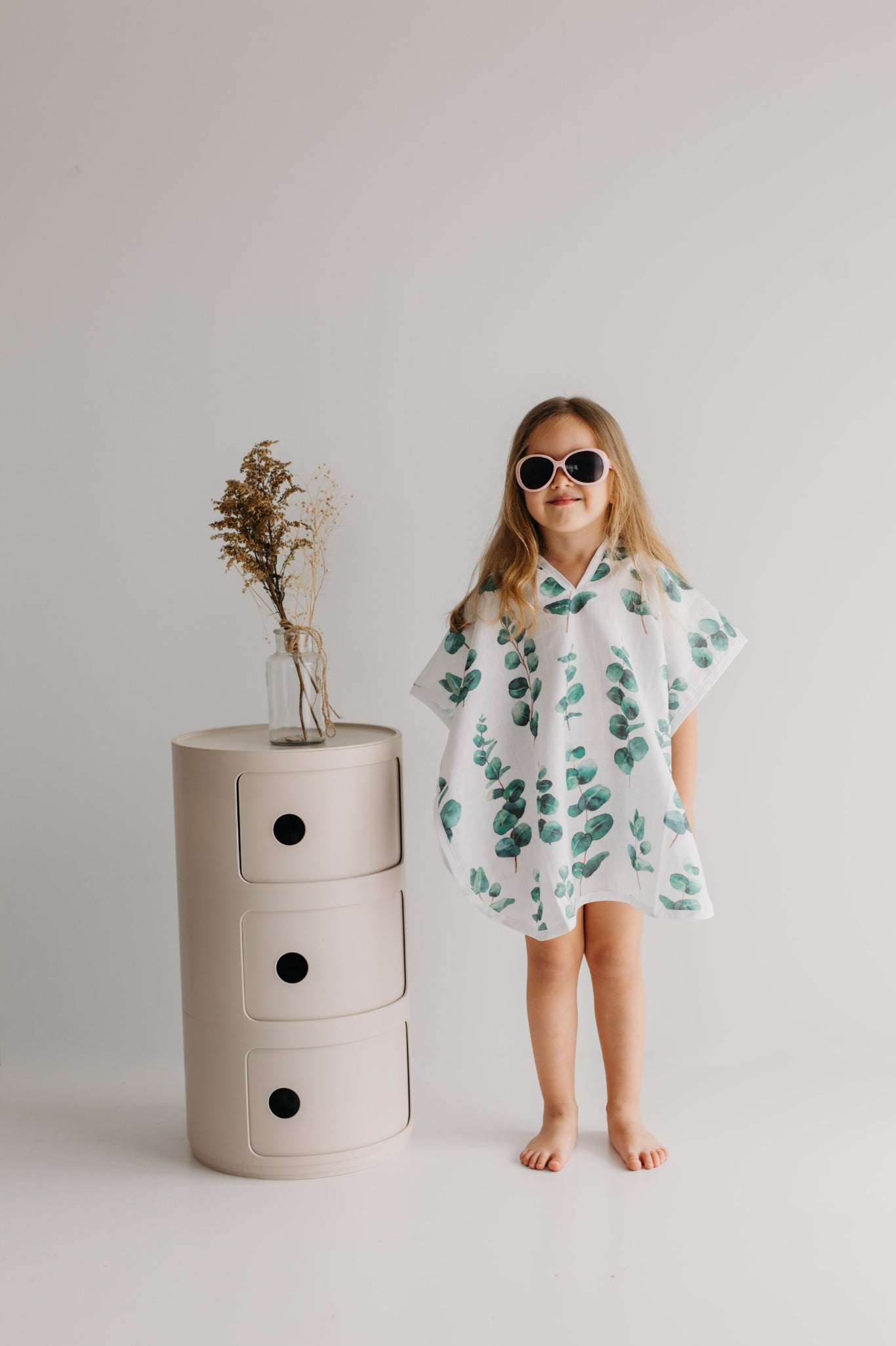 Eucalyptus Organic Cotton Hooded Poncho