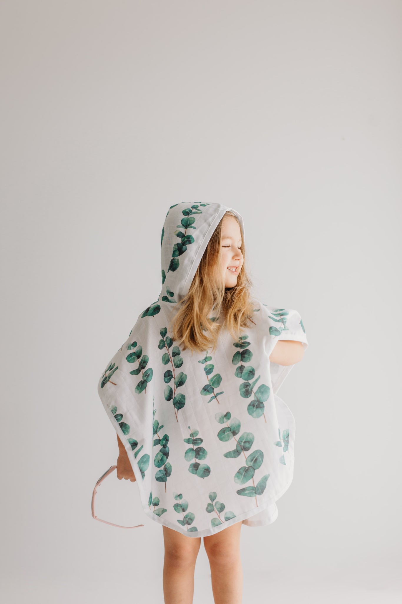 Eucalyptus Organic Cotton Hooded Poncho