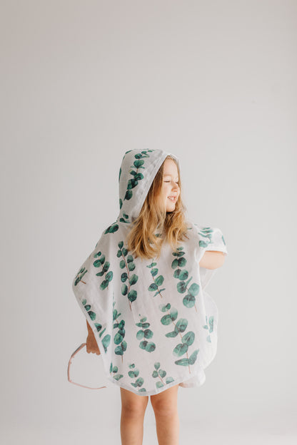 Eucalyptus Organic Cotton Hooded Poncho