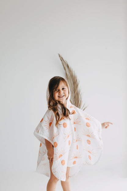 Sun Organic Cotton Hooded Poncho