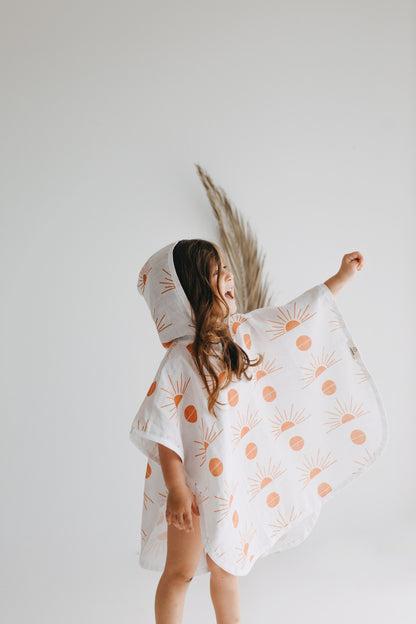 Sun Organic Cotton Hooded Poncho