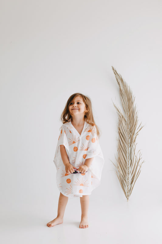 Sun Organic Cotton Hooded Poncho