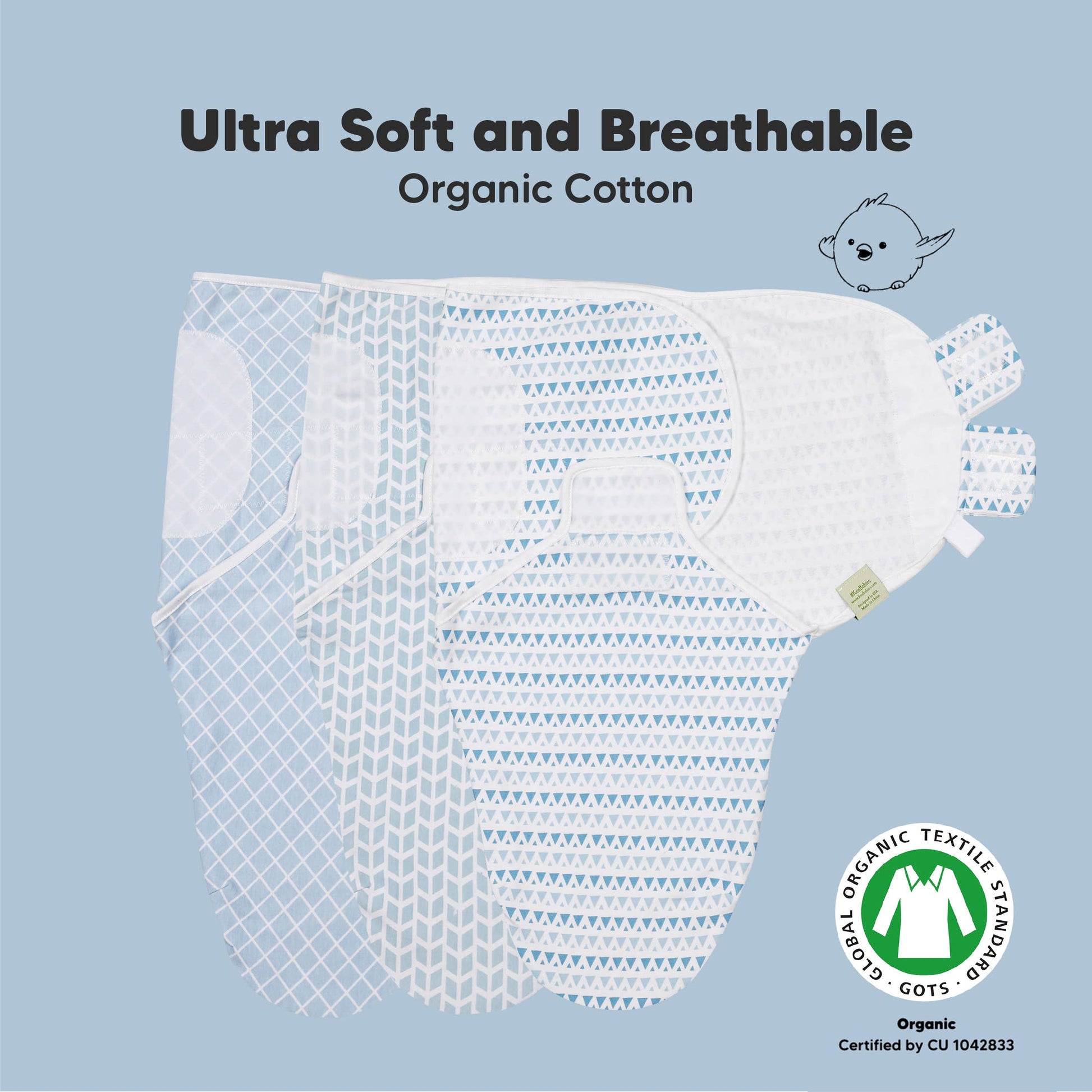 Blue Swaddle Wraps