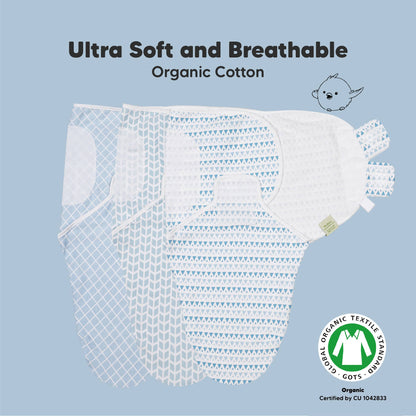 Blue Swaddle Wraps