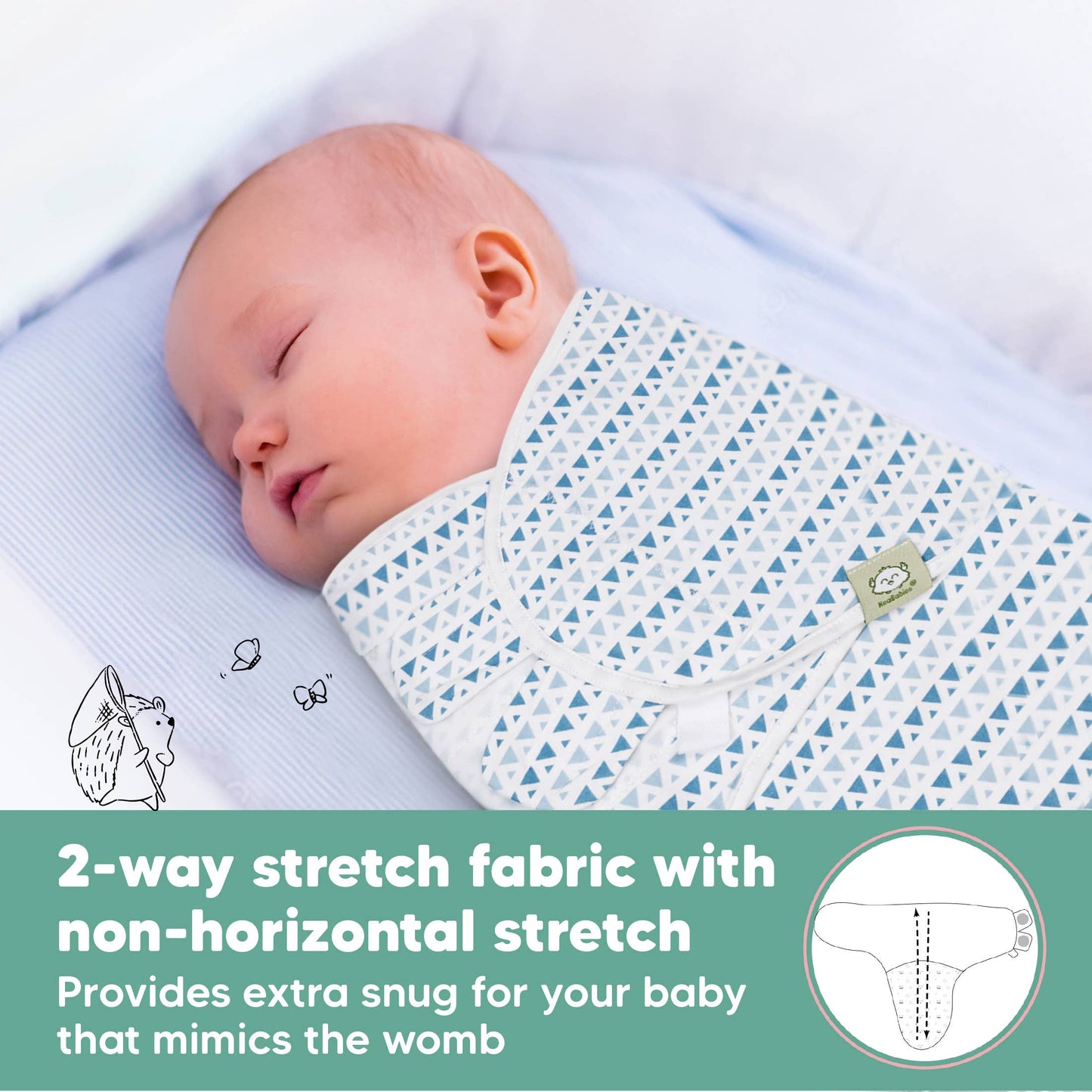 Blue Swaddle Wraps