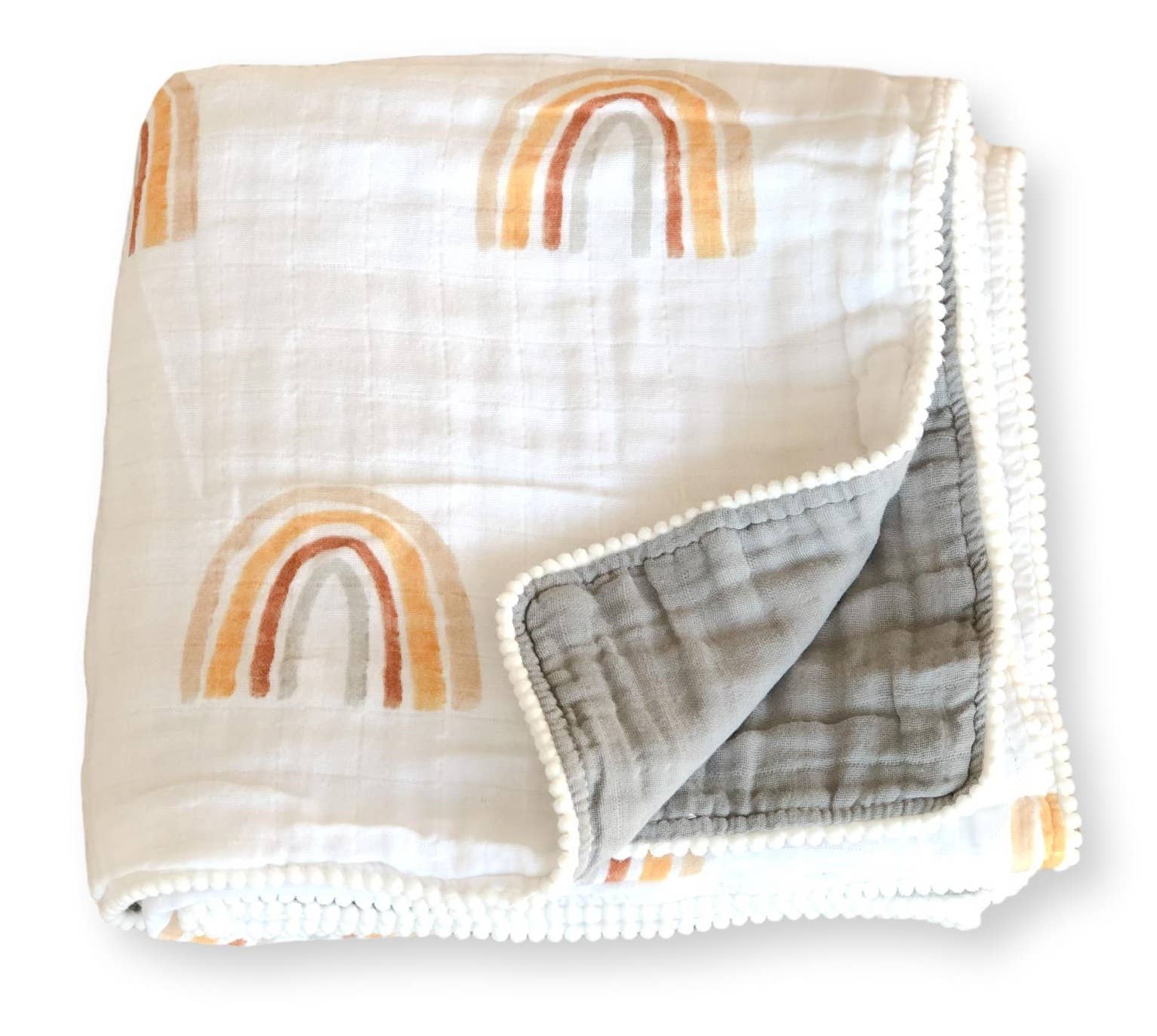 Organic Muslin Soft BlanketOrganic Muslin Soft Blanket - Rainbow
